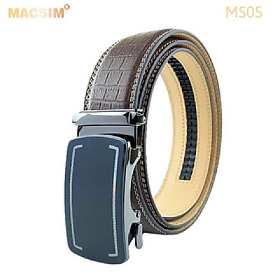 Thắt lưng nam da thật cao cấp nhãn hiệu Macsim MS05