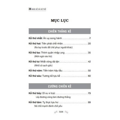 Sách - 36 Mưu Kế Và Xử Thế - Bìa Mềm - Trần Trường Minh - Minh Thắng