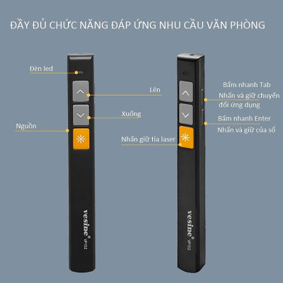 Bút Trình Chiếu Văn Phòng Powerpoint Vesine VP152 - Hàng Chính Hãng