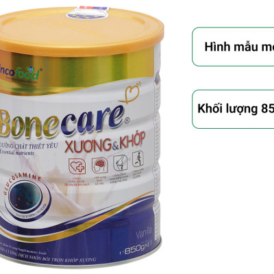 Combo 2 Lon sữa Wincofood Bonecare xương và khớp (850g/lon)dành cho người từ 30 tuổi trở lên phòng ngừa đau xương khớp, viêm khớp, đặc biệt là người bệnh xương và khớp (kèm túi)