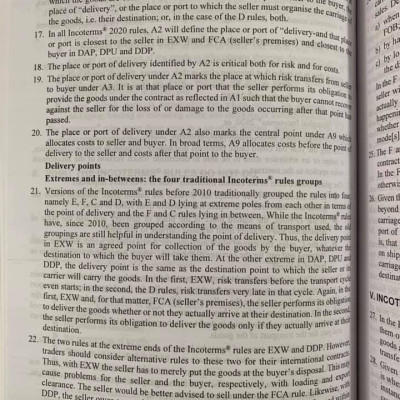  Incoterms 2020 - Quy tắc của ICC về sử dụng các điều kiện thương mại quốc tế và nội địa (Song ngữ Anh - Việt)