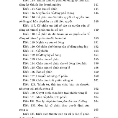 Luật doanh nghiệp năm 2020 (Sửa đổi, bổ sung năm 2022, 2024) bản in 2025