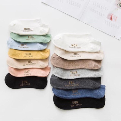 Set Tất vớ tuần nữ 7 ngày kháng khuẩn