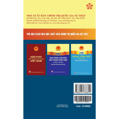 Luật Tổ chức Chính phủ (bản in 2023)