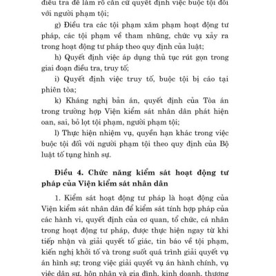 Luật tổ chức Viện kiểm sát nhân dân năm 2014 - bản in 2024
