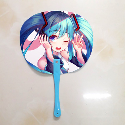 Qụat cầm tay in ảnh 2 mặt khác nhau Hatsune Miku