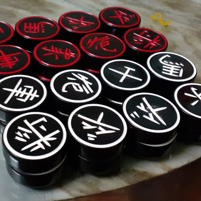 Bộ quân cờ sừng trâu Cao cấp 3,7 x 1,2 cm