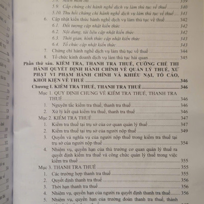 Sách Chỉ Dẫn Áp Dụng Luật Kế Toán sửa đổi, bổ sung 2024 - Và Những Quy Định Mới Trong Công Tác Quản Lý Thuế Áp Dụng Trong Các Loại Hình Doanh Nghiệp (V2558T)