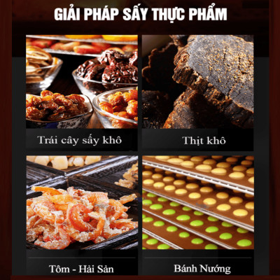 Máy sấy thực phẩm 8 khay thương hiệu Mỹ Septree DBC-08A01 công suất 500W - Hàng chính hãng