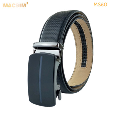 Thắt lưng nam da thật cao cấp nhãn hiệu Macsim MS60