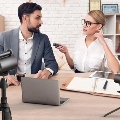 Emeet Streamcam One (Gen 2) - Webcam LiveStream Không Dây, Kết Nối Wifi, Micro Từ Tính Kép, Thời Lượng Pin 8 Giờ - Hàng chính hãng