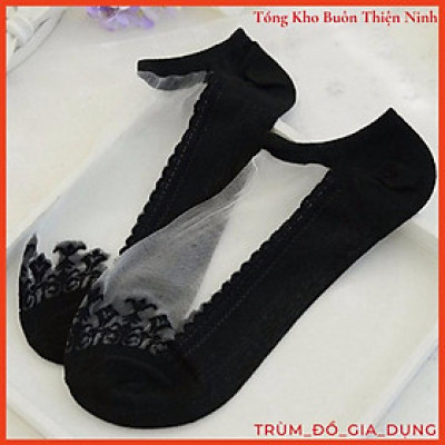Combo 10 đôi tất ren công chúa cổ ngắn cho nữ