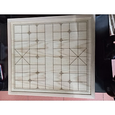 Bàn cờ tướng gỗ thông không quân giá rẻ