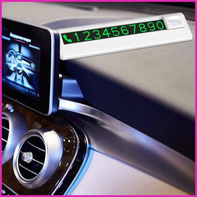 Bảng Số Liên Lạc, Gắn Taplo Xe ôtô, Tiện Dụng, Văn Minh, Đỗ Xe Vướng Đường, Lối Đi Mọi Người Biết Số ALO- Takyhome  9300