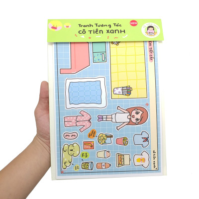 Bộ Tranh Tương Tác Cô Tiên Xanh - Búp Bê Giấy