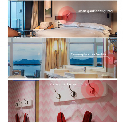 Máy Dò Camera Quay Trộm, Còi Báo Động Chống Trộm Cao Cấp K300 - Hàng Nhập Khẩu