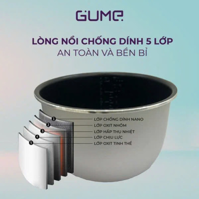 Nồi Áp Suất Đa Năng GUME GPC-2206 Hàn Quốc - Bảo Hành 12 Tháng Hàng chính hãng