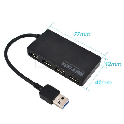 Hub 4 Cổng USB 3.0 - Hàng Nhập Khẩu Hub USB 3.0 Chia 4 cống Cao Cấp - Cổng chia USB Cao Cấp