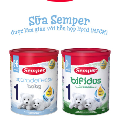 Sữa bột công thức Semper Nutradefense Baby 1 400g