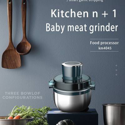 Máy xay thịt, rau củ quả nhãn hiệu DSP KM4045 Dung tích: 2L - Công suất: 350W Chất liệu cối xay:  Thép không gỉ, nhựa ABS - HÀNG CHÍNH HÃNG