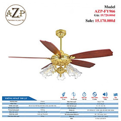 AZP-FY966 – BST QUẠT ĐÈN CAO CẤP / GIẢI PHÁP TRANG TRÍ CHO CÁC CÔNG TRÌNH NHÀ HÀNG, KHÁCH SẠN. CĂN HỘ, DINH THỰ phong cách đương đại, hàng nhập khẩu AZP