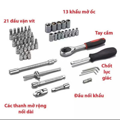 Bộ Dụng cụ sửa chữa 46 chi tiết đa năng rất tiện lợi 