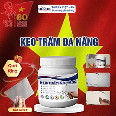 Keo Vá Tường DURA 650 Gram Trám Trét Vết Nứt Khe Hở Tường - Chống Mốc Ẩm Làm Sạch Tường