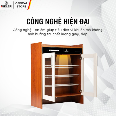 Tủ sấy giày KL-TG850 làm khô tự động 24 giờ liên tục luôn trong tình trạng khô ráo, sạch sẽ, khử mùi cho giày dép bị ẩm - Hàng Chính Hãng
