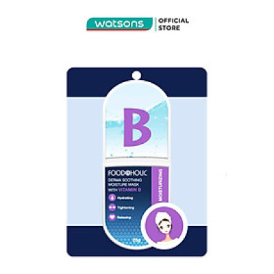 Mặt Nạ Foodaholic Derma Soothing Moisture Mask With Vitamin B Dưỡng Ẩm 23g