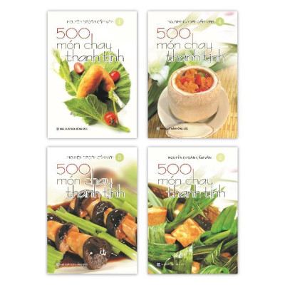 Sách - 500 Món Chay Thanh Tịnh - Từ Tập 1 Đến Tập 4 - Việt Thư