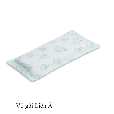 Gối Cao Su Trẻ Sơ Sinh Liên Á Oval 17x35x2cm - Cao Su Thiên Nhiên 100%