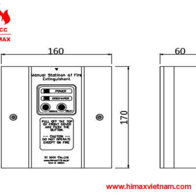 Nút ấn xả khí hi max HM4002