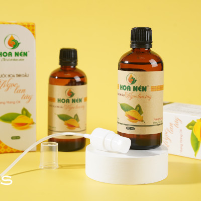 Chai Xịt nước hoa tinh dầu Ngọc lan tây 100ml - Hoa Nén -Làm thơm, kháng khuẩn, thư giãn