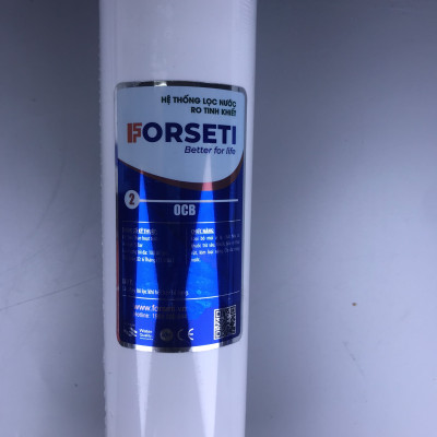 Bộ 3 lõi lọc thô Forseti lõi số 1 - 2 - 3 lọc sạch tạp chất có kích thước từ 1 micron, bảo vệ màng RO - Hàng chính hãng