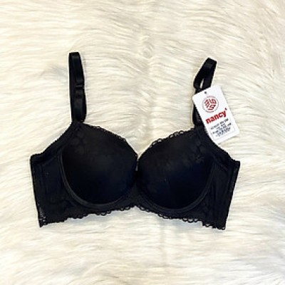 Áo lót Nancy 2268 ren hoa mút dày gom form ngực đẹp bản to che khuyết điểm mẫu mới 2024