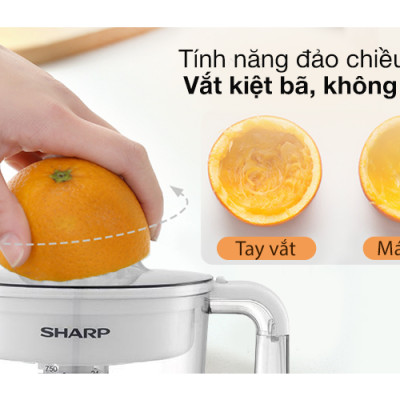 Máy Vắt Cam Sharp EJ-J407-WH - Hàng chính hãng