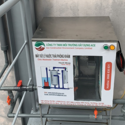 (Hàng chính hãng) Máy lọc nước thải Litero ACE1000I xử lý nước thải Phòng khám chuyên khoa ung bướu Công nghệ oxy hoá bậc cao kết hợp lọc nano và than hoạt tính 1 bộ