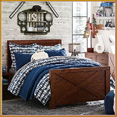 Giường ngủ Tundo chất lượng châu Âu kèm 4 hộc kéo