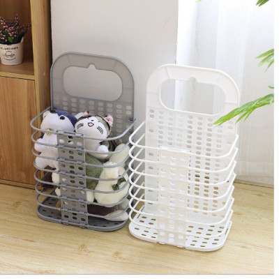 Rổ treo quần áo xếp gọn, giỏ treo đồ đa năng tặng kèm miếng dán hút chân không chắc chắn GD186-RTDoXG     