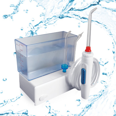 Máy tăm nước cá nhân không dây Waterjet Cordless Nano (5 đầu tăm, dùng được cho người niềng răng, có đầu cạo lưỡi)