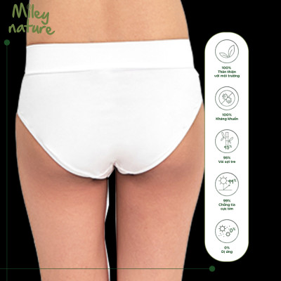 Quần Lót Bầu Cạp Chéo Vải Sợi Thiên Nhiên Cao Cấp Miley Nature Miley Lingerie PRB0200