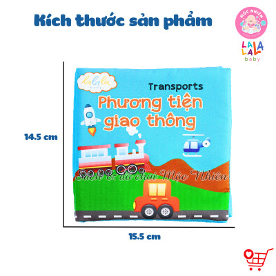 Sách Vải Đa Tương Tác Kích Thích Thị Giác Cho Bé Sơ Sinh My Very First Book - Lalala Baby (Nhiều chủ đề)