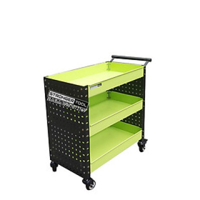 XE ĐẨY DỤNG CỤ 3 NGĂN 2 TẤM HÔNG DÙNG CHO GARARE TIỆM SỬA XE MÁY