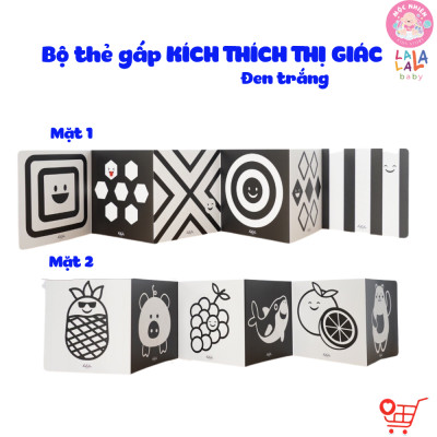 Bộ Thẻ Zigzag Lalala Baby Kích Thích Thị Giác Trí Não Cho Trẻ Sơ Sinh (0-12 Tháng)