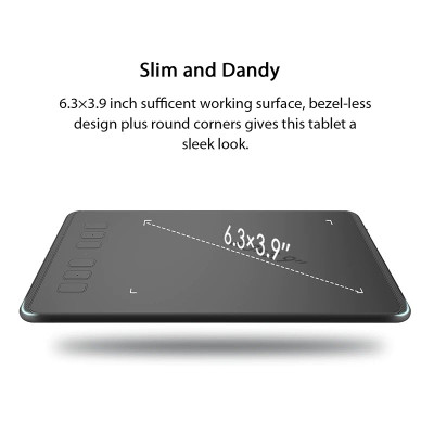 Bảng Vẽ Thiết Kế Đồ Họa Chuyên Nghiệp Huion H640P Hỗ Trợ Đa Nền Tảng PC,Laptop,Smartphone chạy cả trên Windows/Mac lẫn Điện Thoại Android - Hàng Chính Hãng. HUION Inspiroy H640P Drawing Tablets Graphics Pen Tablet with 8192 Pressure Levels Hàng Nhập Khẩu