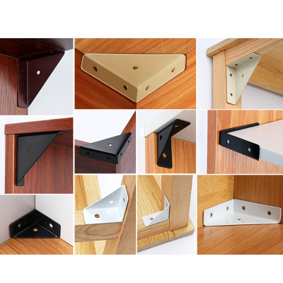 Ke Góc Vuông KUNBE Giá Đỡ Góc Đồ Nội Thất Hình Tam Giác Ke Góc 90 Độ Chốt Giữ 3 Mặt Cố Định Chắc Chắn