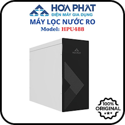 Máy lọc nước RO Hòa Phát để gầm HPU488 - 11 lõi, vỏ thép sơn tĩnh điện - Hàng Chính Hãng - Bảo hành 36 tháng