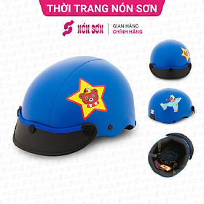 Mũ bảo hiểm nửa đầu trẻ em hoa văn chính hãng ADC-524.124