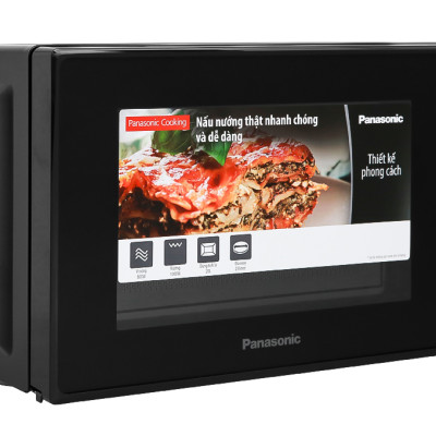 Lò vi sóng có nướng Panasonic NN-GM24JBYUE - Dung tích 20L, Công suất 800W - 1000W, Chức năng đa dạng : nấu, hâm nóng, rã đông, nướng, Núm xoay dễ sử dụng - Hàng chính hãng - Bảo Hành Chính Hãng 12 tháng