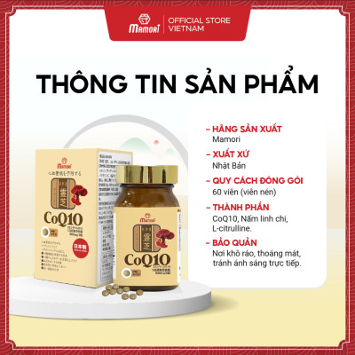 VIÊN UỐNG TỐT CHO TIM MAMORI COQ10 NHẬT BẢN